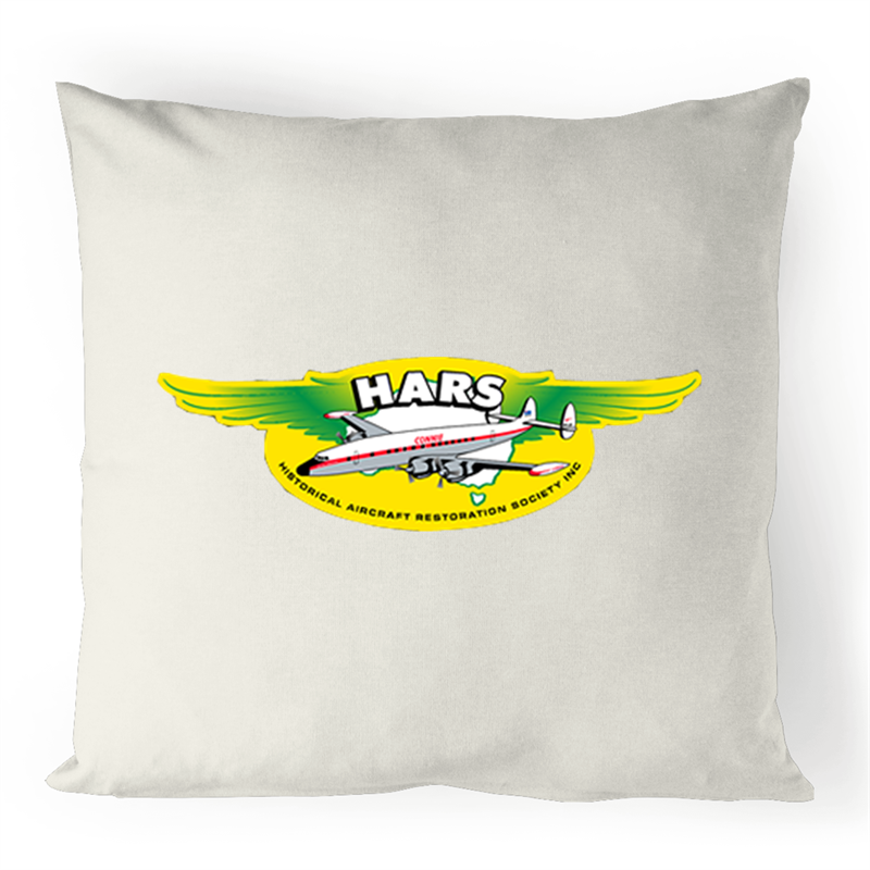 HARS Logo Linen Cushion Cover